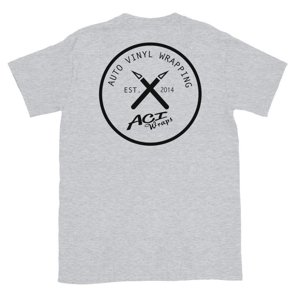 ACI Wraps Crest Tee (Black logo)